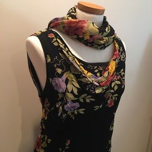 Black Floral Maxi Dress